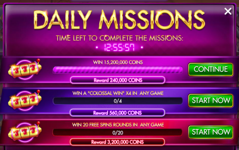 Slot Games With Missions